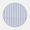 Sky Blue and White Stripe Cotton Fabric