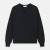 View 1 of product Charcoal V-Neck Cashmere Jumper