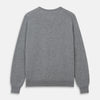 View 3 of product Flannel Grey V-Neck Cashmere Jumper