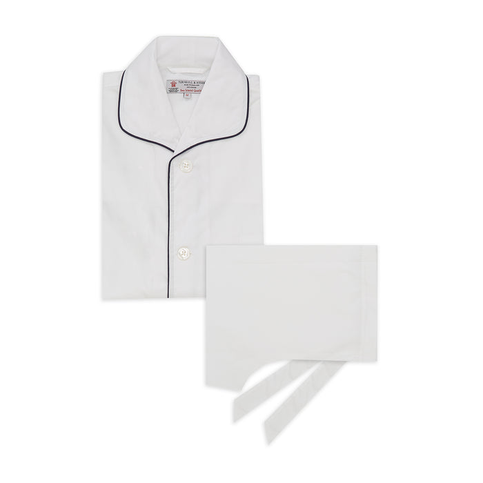 White Sea Island Cotton Pyjama Set Image 2