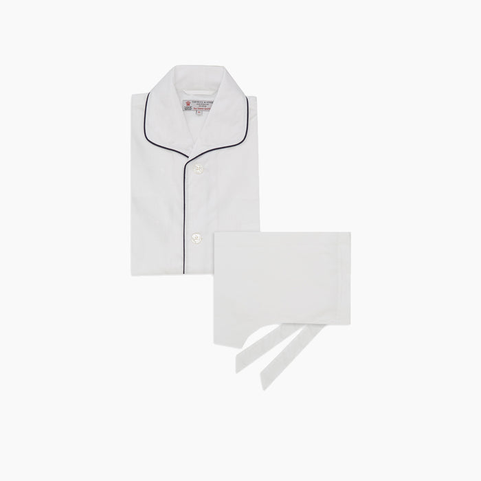 White Sea Island Cotton Pyjama Set