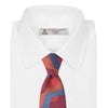 View 2 of product Red and Blue Zig Zag Silk Tie