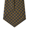 Gold and Blue Tiles Silk Tie