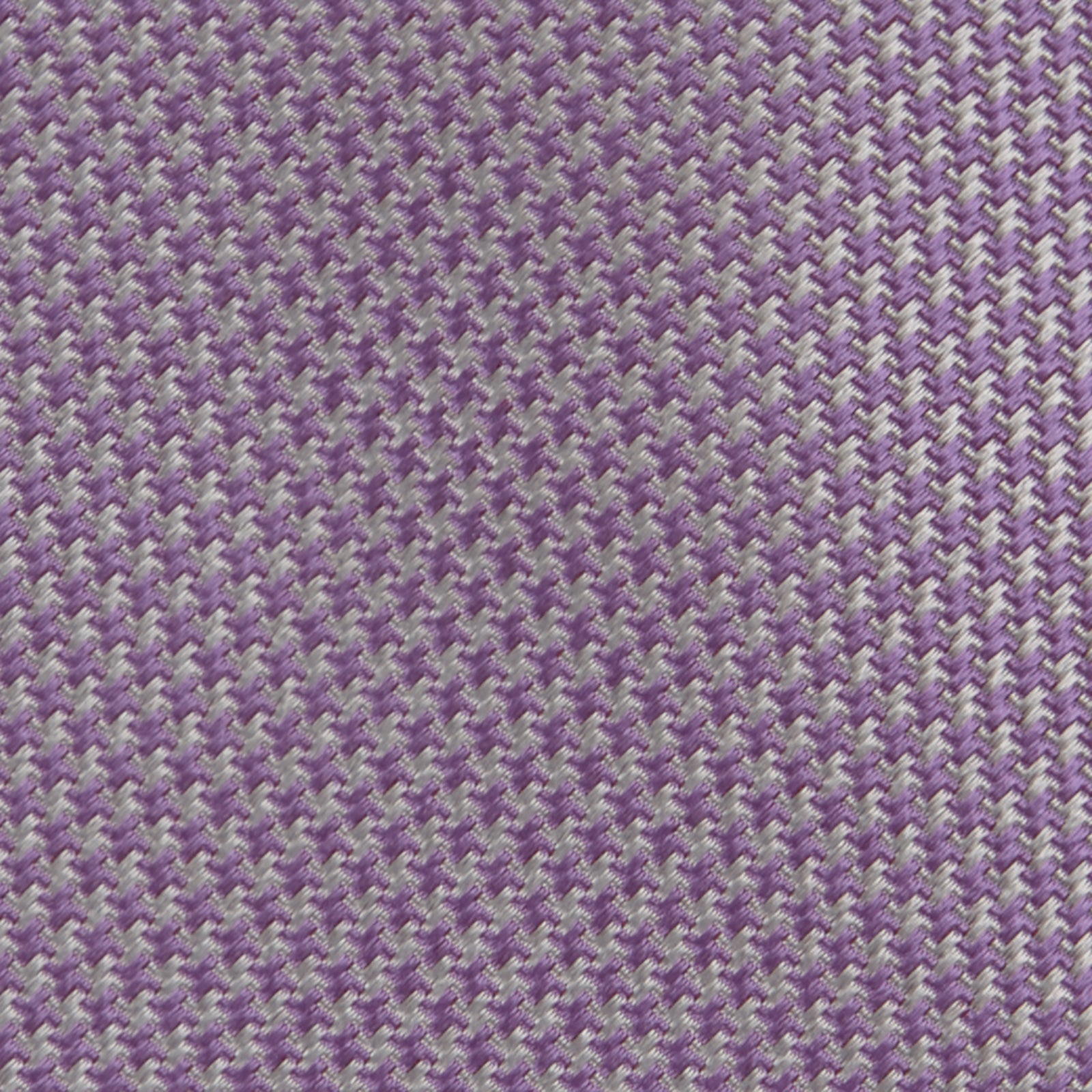 View 3 of product Lilac Houndstooth Silk Tie