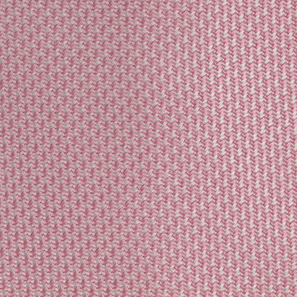 Pink Houndstooth Silk Tie Image 2