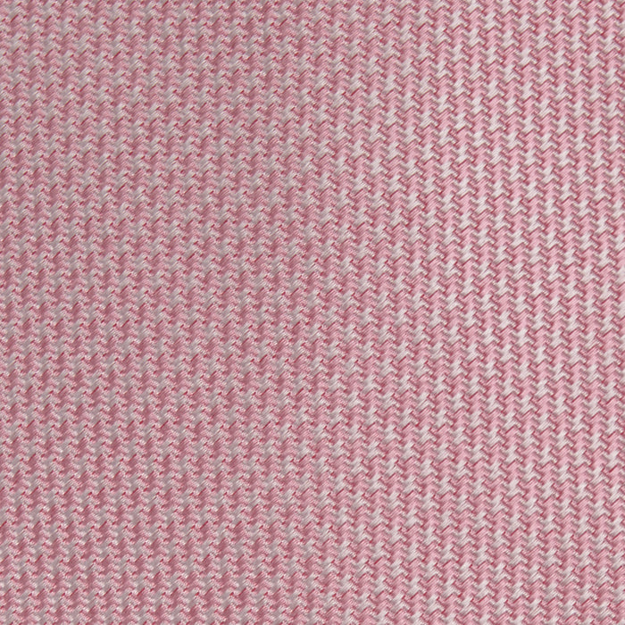 Pink Houndstooth Silk Tie Image 2