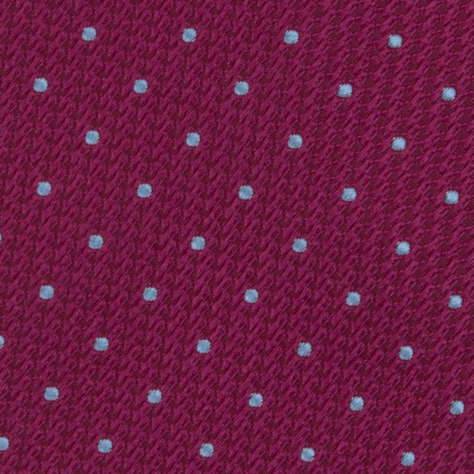Dark Pink and Blue Spot Lace Silk Tie