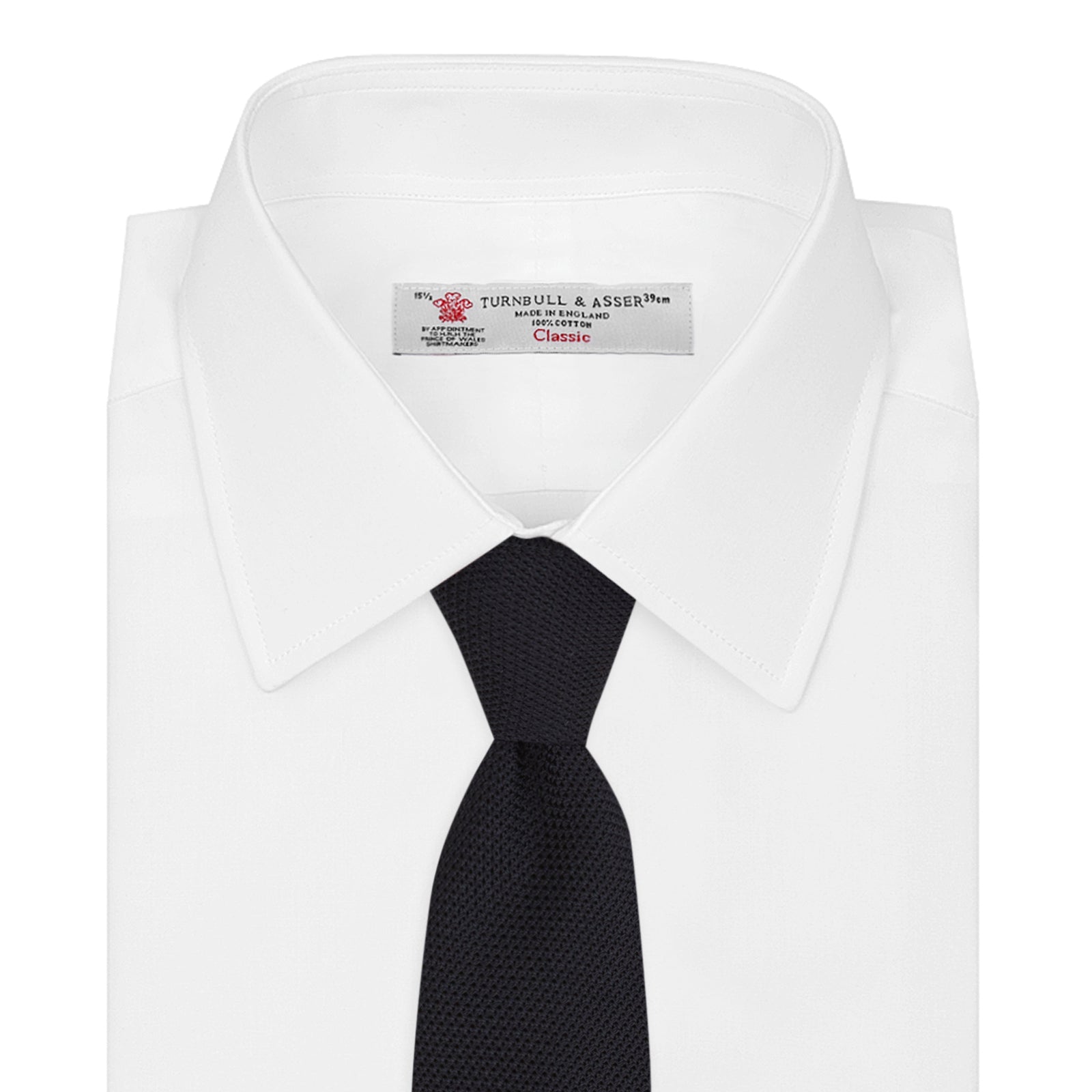 View 2 of product Navy Grenadine Silk Tie