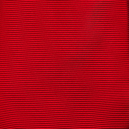 Red Horizontal Twill Silk Tie Image 2