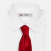 View 2 of product Red Horizontal Twill Silk Tie
