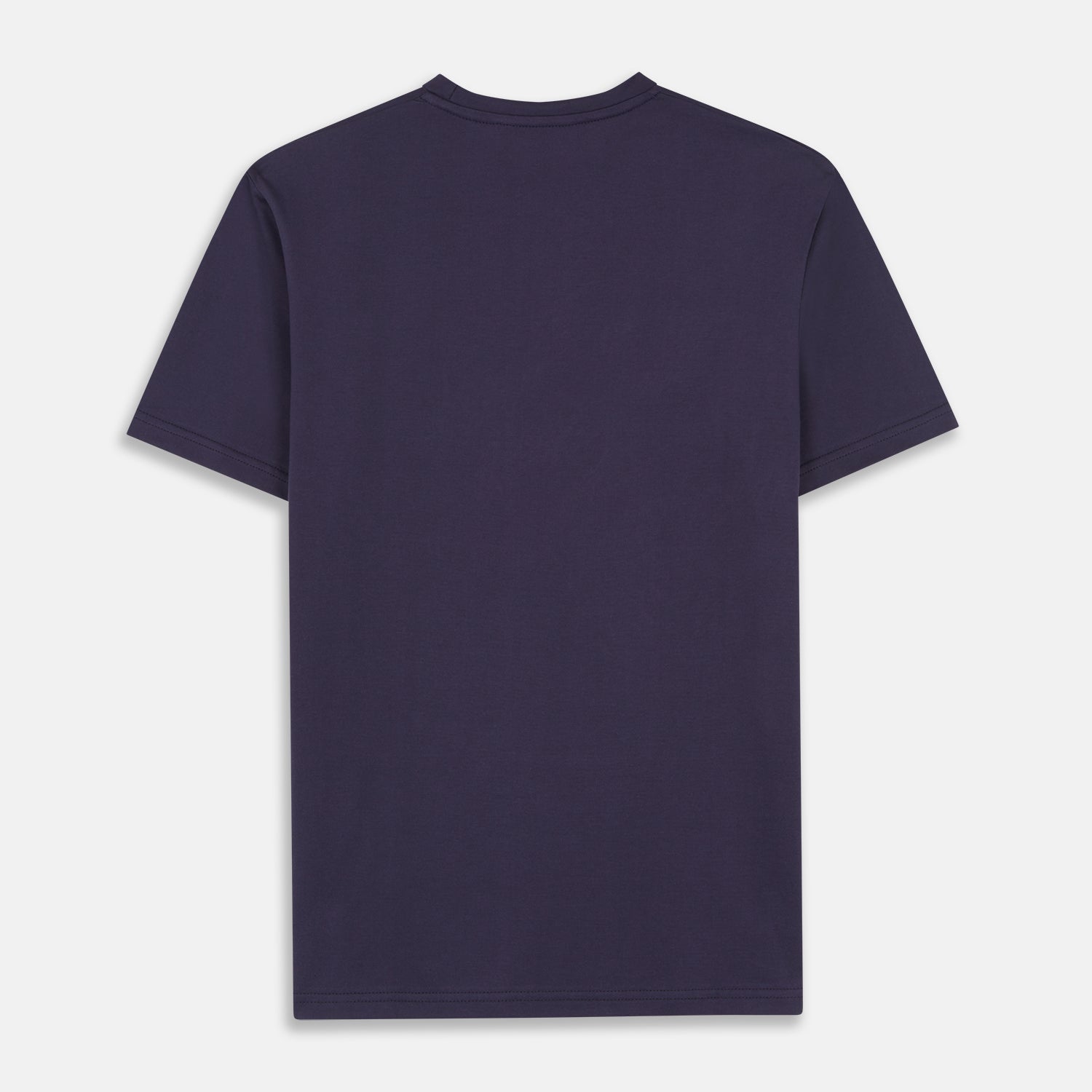View 4 of product Navy Davey Cotton T-Shirt