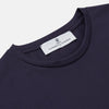 View 2 of product Navy Davey Cotton T-Shirt