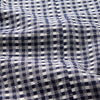 View 6 of product Navy Silk Chequered Kimono Gown