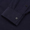 View 4 of product Midnight Blue Corduroy Officer Weekend Fit Shirt with Dorset Collar and 1-Button Cuffs