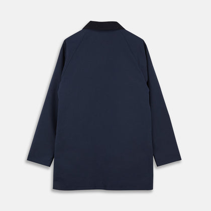 Navy Dry-Waxed Cotton Field Jacket Image 6