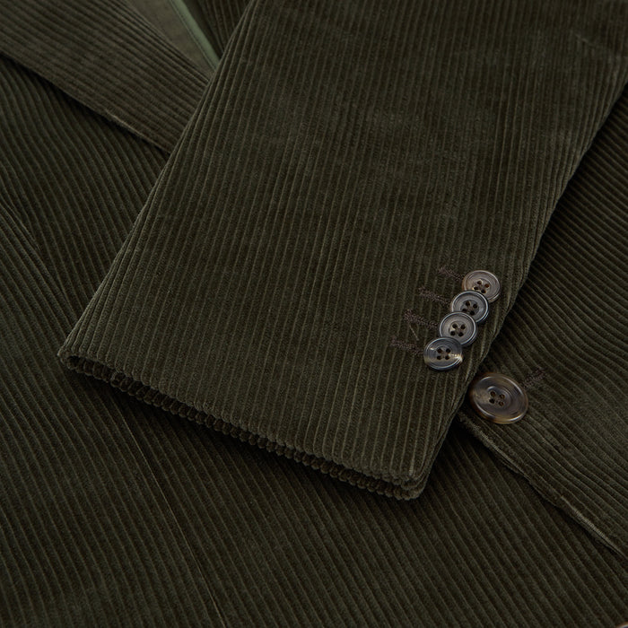 Olive Green Corduroy Jacket Image 1