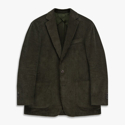 Olive Green Corduroy Jacket Image 3