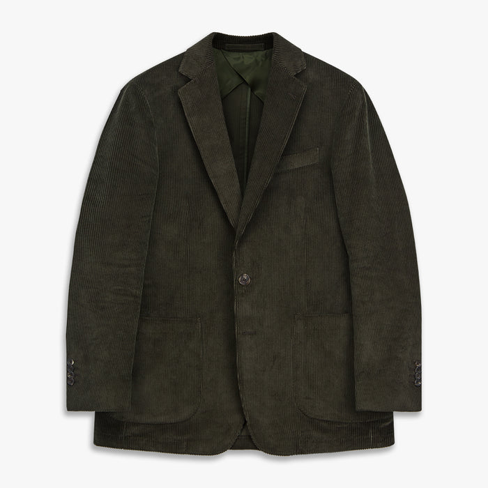 Olive Green Corduroy Jacket Image 3