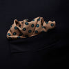 View 3 of product Copper Fine Floral Print Silk Pocket Square