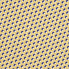 Yellow Abstract Geometric Print Silk Pocket Square