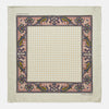 View 1 of product Cream Paisley Polka Dot Silk Pocket Square