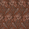 View 2 of product Orange House Paisley Print Silk Pocket Square
