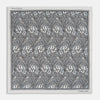 Silver House Paisley Print Silk Pocket Square