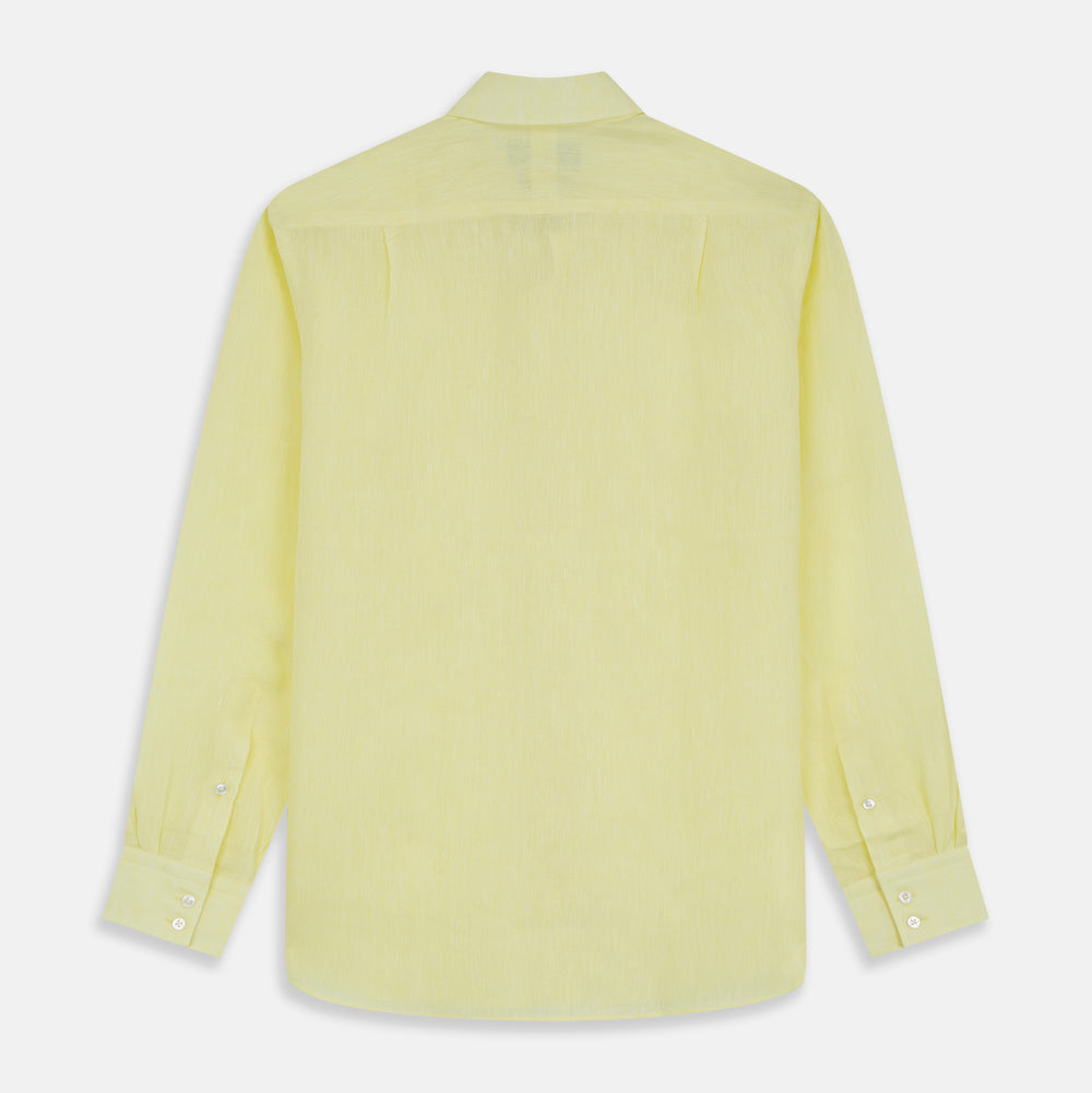 Cream Tailored Fit Shelton Shirt