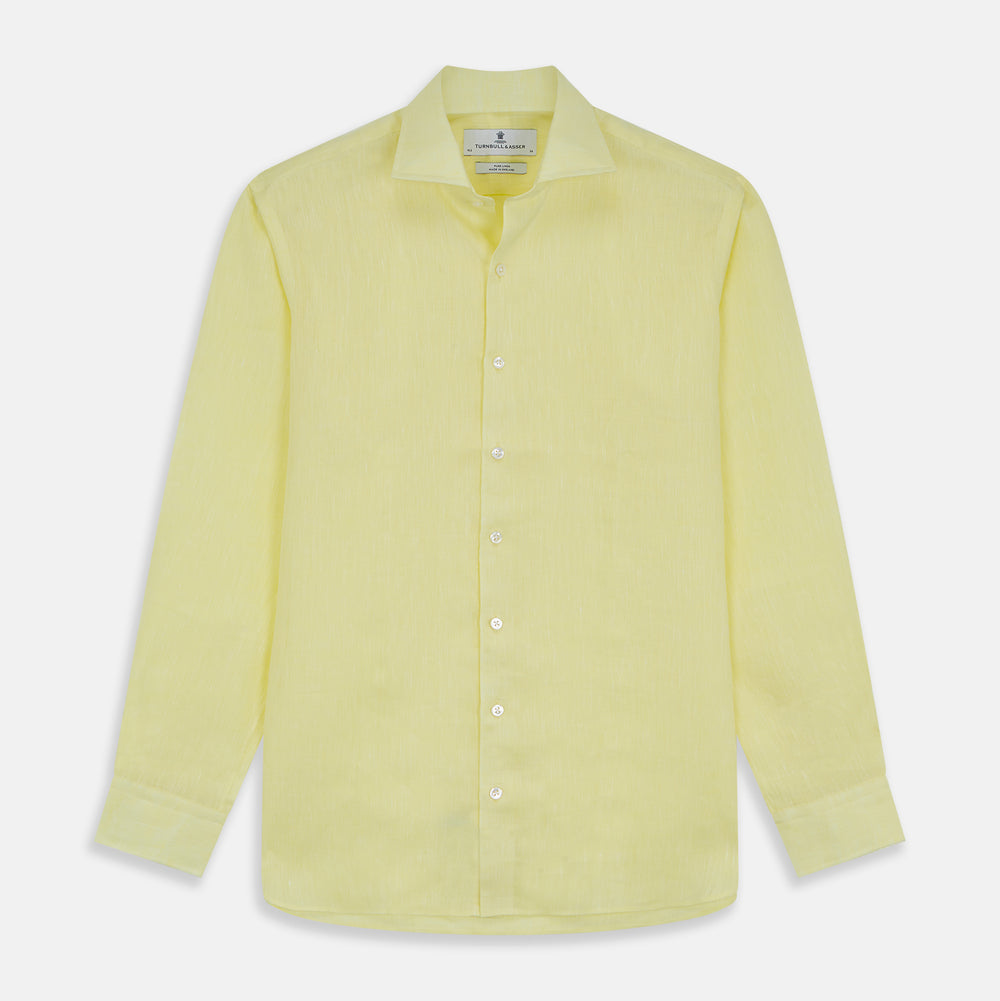 Cream Tailored Fit Shelton Shirt