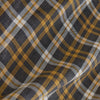 View 4 of product Yellow Check Weekend Fit Flannel Shirt with Derby Collar and 1-Button Cuffs
