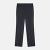 View 3 of product Navy Wool Pleated Jasper Trouser