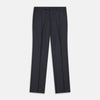 View 1 of product Navy Wool Pleated Jasper Trouser