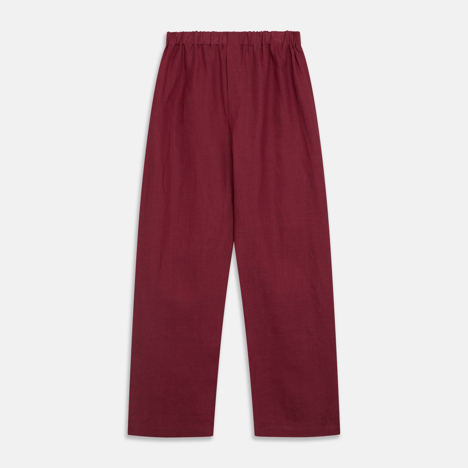 View 7 of product Burgundy Linen Modern Pyjama Set