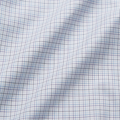 Purple Multi Check Regular Fit Mayfair Shirt Image 3