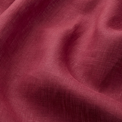 Burgundy Linen Piped Gown Image 2