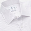 View 2 of product Red & White Stripe Sea Island Quality Cotton Regular Fit Mayfair Shirt
