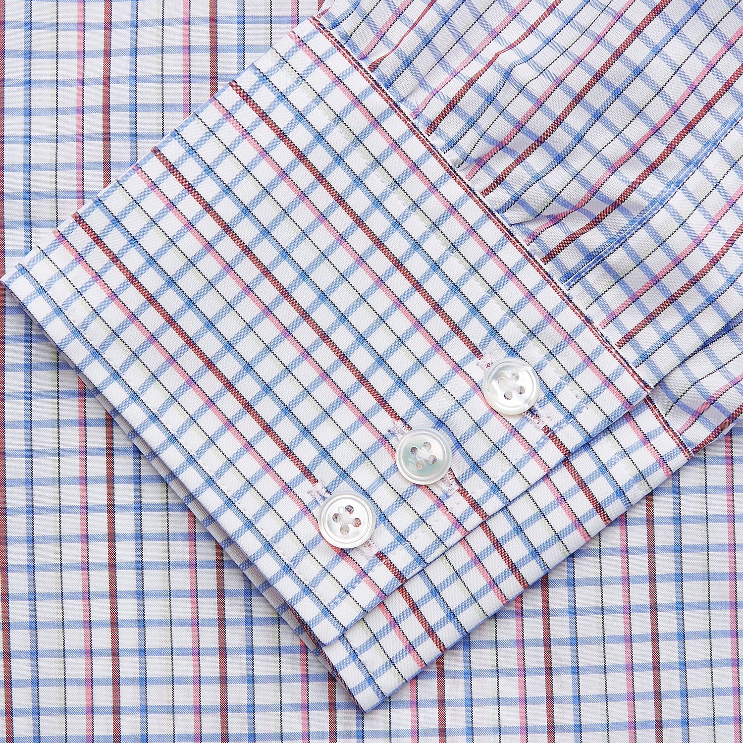View 3 of product Red Multi Blazer Check Regular Fit Mayfair Shirt