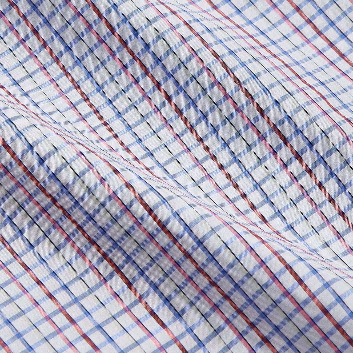 View 4 of product Red Multi Blazer Check Regular Fit Mayfair Shirt