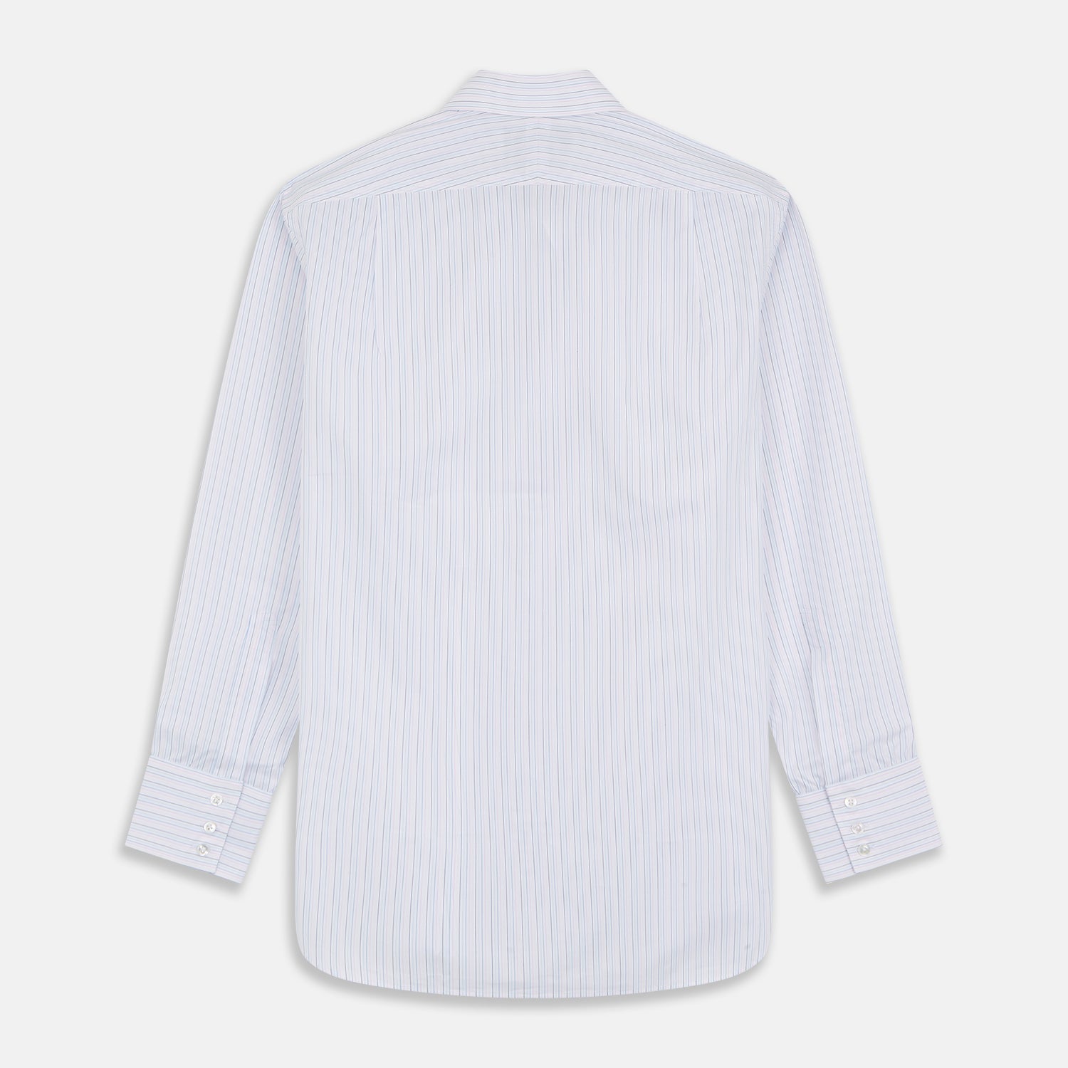 View 5 of product Blue Multi Stripe Regular Fit Mayfair Shirt