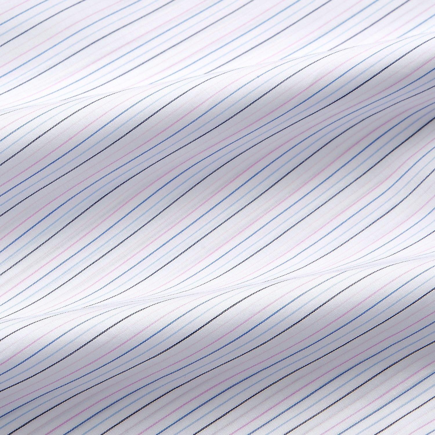 View 4 of product Blue Multi Stripe Regular Fit Mayfair Shirt