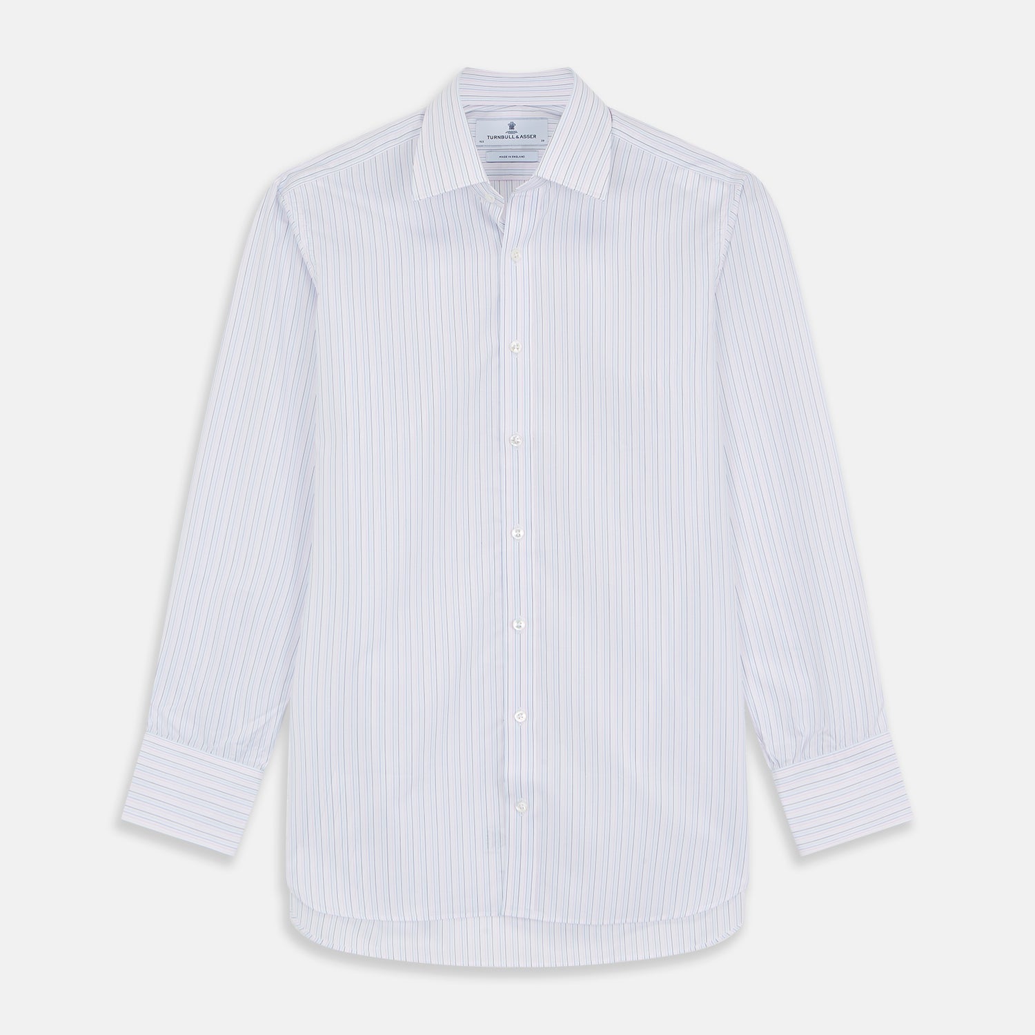 View 1 of product Blue Multi Stripe Regular Fit Mayfair Shirt