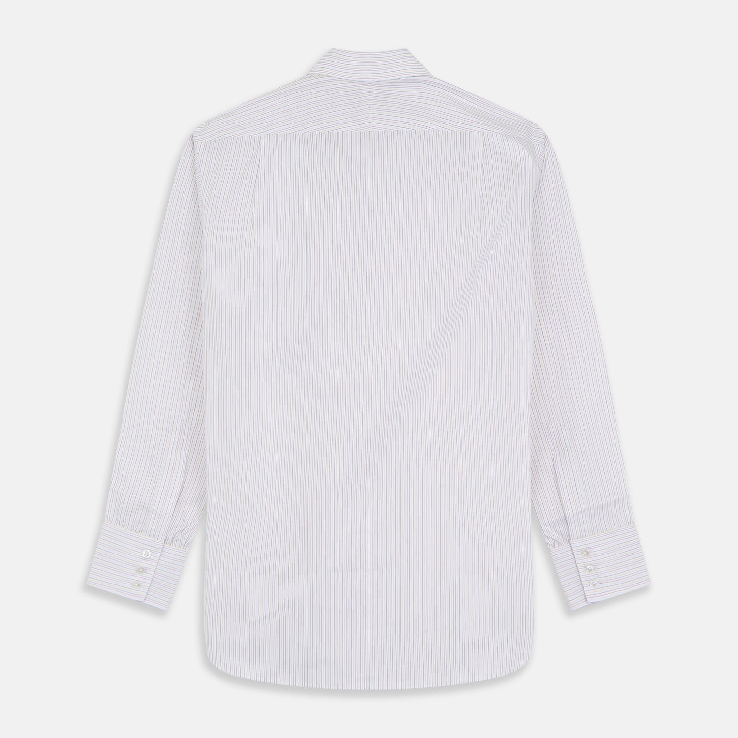 View 5 of product Red Multi Stripe Regular Fit Mayfair Shirt