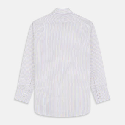Red Multi Stripe Regular Fit Mayfair Shirt Image 4