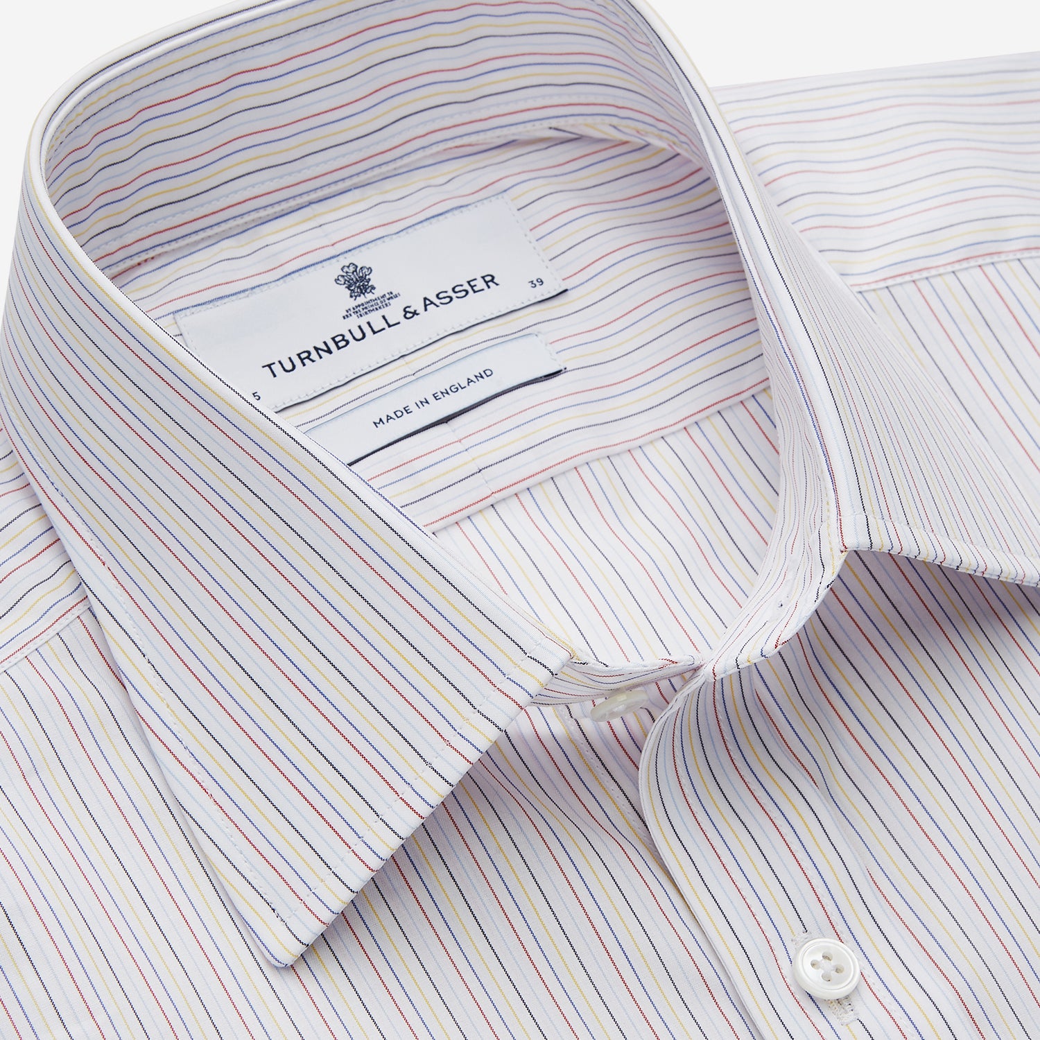 View 2 of product Red Multi Stripe Regular Fit Mayfair Shirt