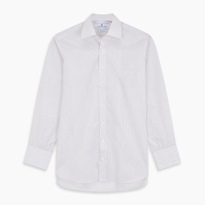 Red Multi Stripe Regular Fit Mayfair Shirt Image 5
