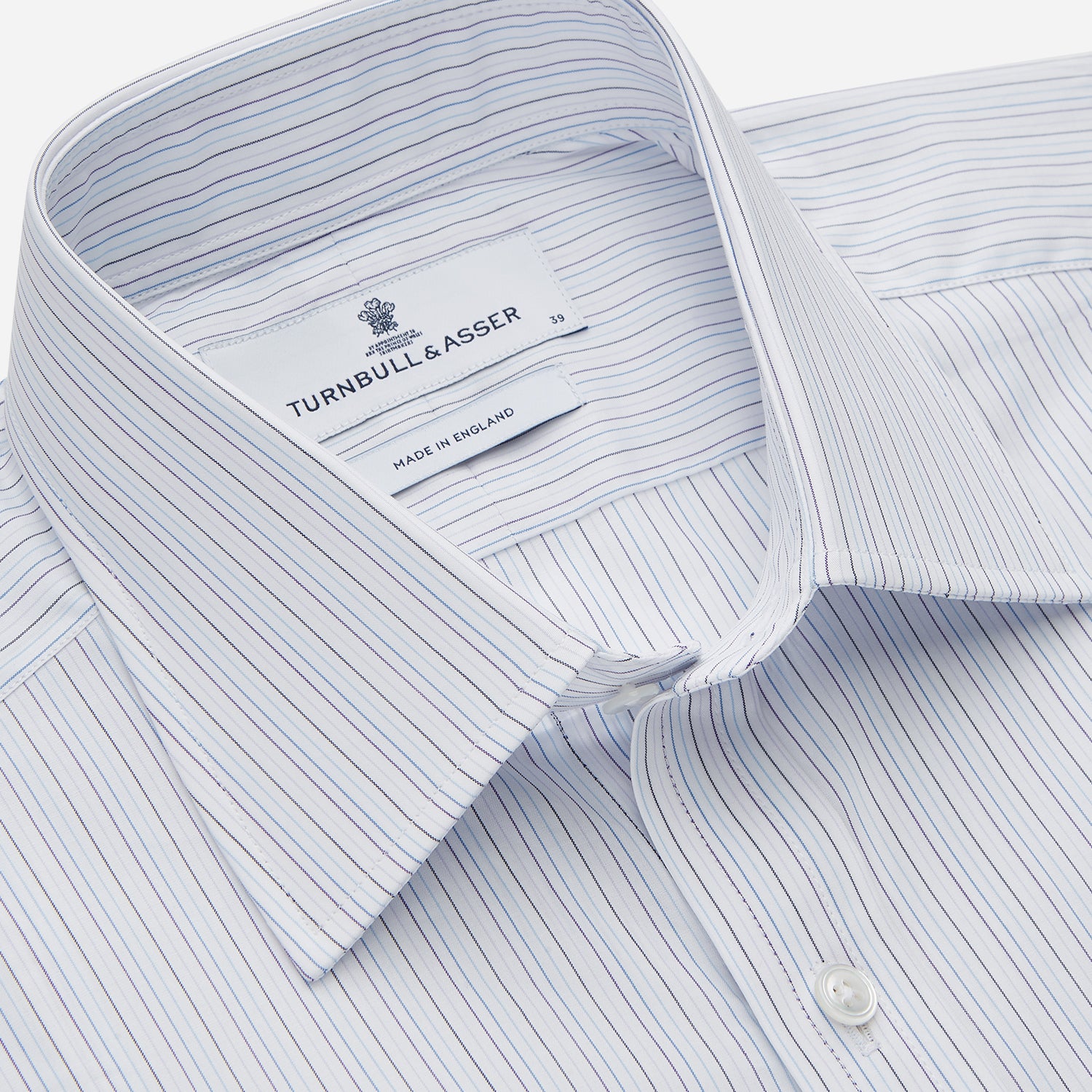 View 2 of product Purple Multi Stripe Regular Fit Mayfair Shirt