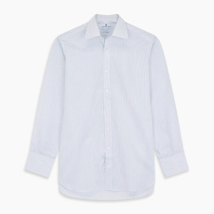 Purple Multi Stripe Regular Fit Mayfair Shirt Image 5