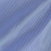 View 4 of product Oxford Blue Fancy Stripe Tailored Fit Shirt with Kent Collar and 2-Button Cuffs