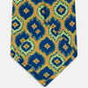 View 4 of product Yellow Medallion Printed Silk Tie