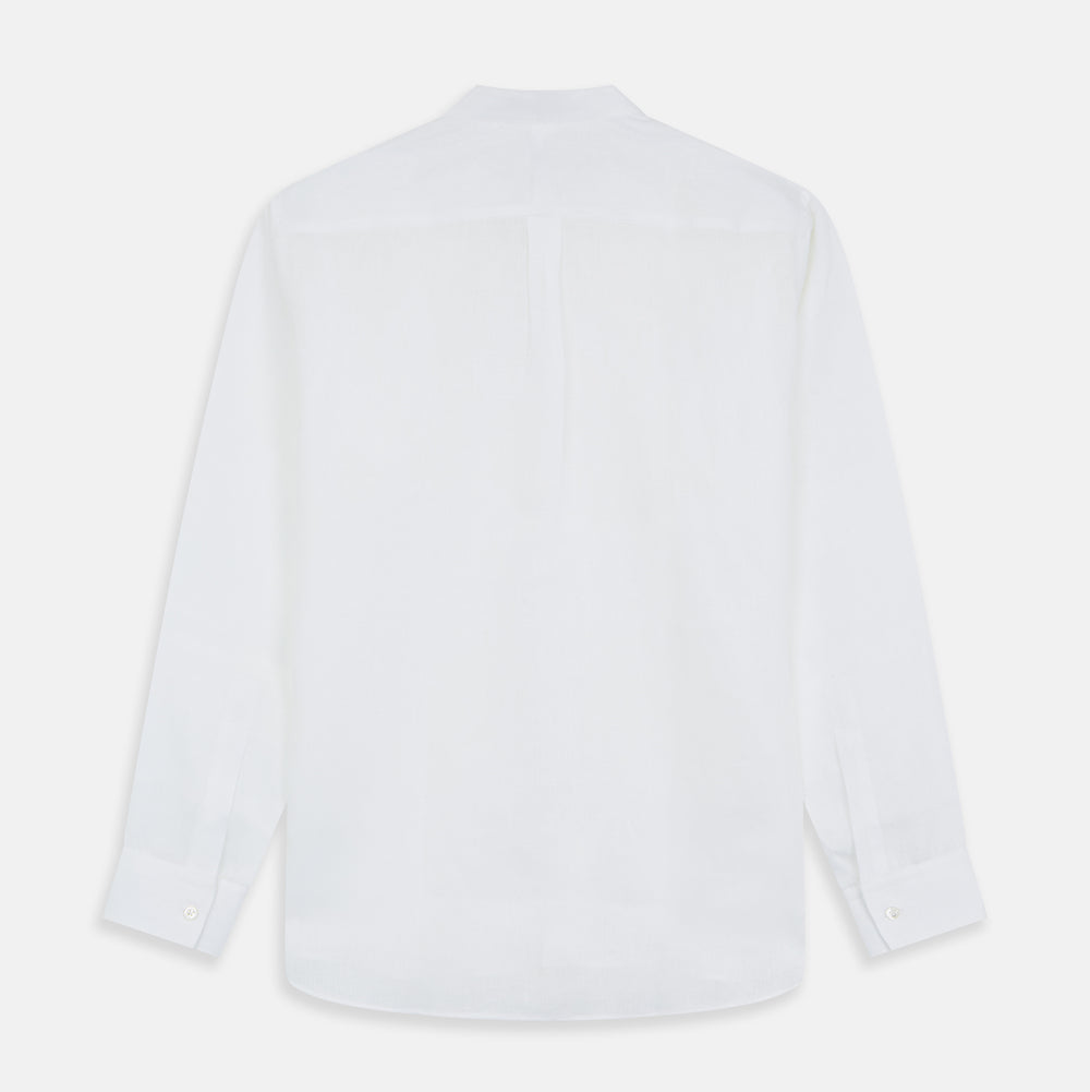 White Linen Weekend Fit Blake Shirt